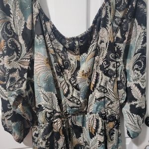 Plus size Maurices paisley blouse size 3X